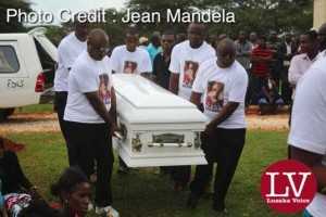 Late Faith Kandaba burial at Lusaka Memorial Par