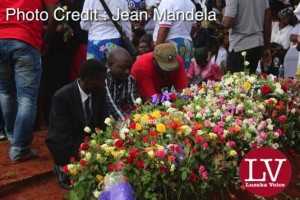 Late Faith Kandaba burial at Lusaka Memorial Par