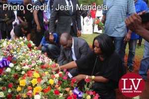 Late Faith Kandaba burial at Lusaka Memorial Par