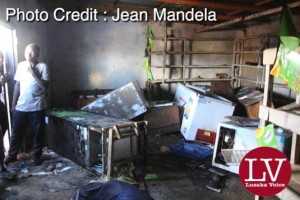 God's Good - shop owed by rwandese called Dann in Lusaka George Compound looted. - Lusakavoice.com - Lusakavoice.com