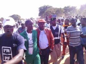 Mwansabombwe comes alive as Rodgers Mwewa files in his nomination papers