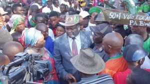 Pambashe PF candidate Ronald Chitotela successfully files in his nomination papers