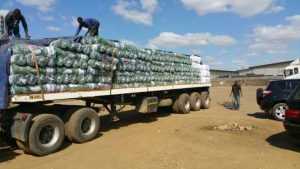 Truck load of PF Regalia, Toga, Material, Paraphernalia, Chitenge, Poster