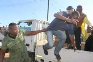 UPND Mandevu Constituency tour disrupted by unruly PF Cadres, June 16th 2016