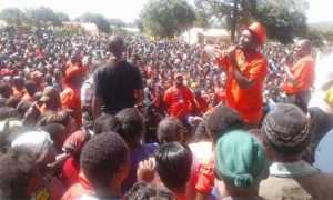 UPND Thunderous welcome in Isoka