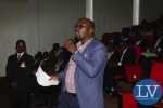 Circle Bulls proprietor Mofya Chisala stressing a point.